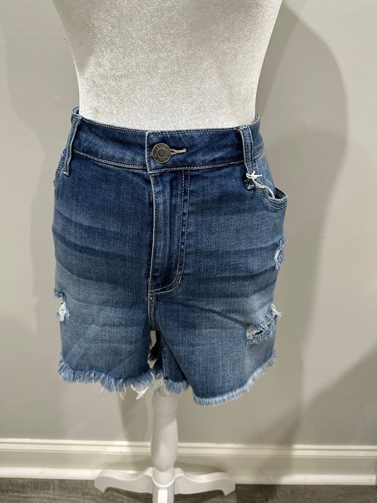 Forever hopeful PLUS denim shorts